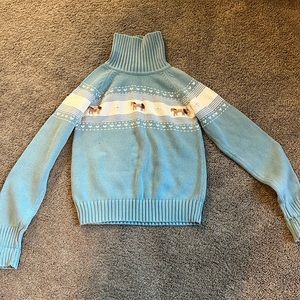 Size 12 Equestrian Sweater by Gymboree EUC